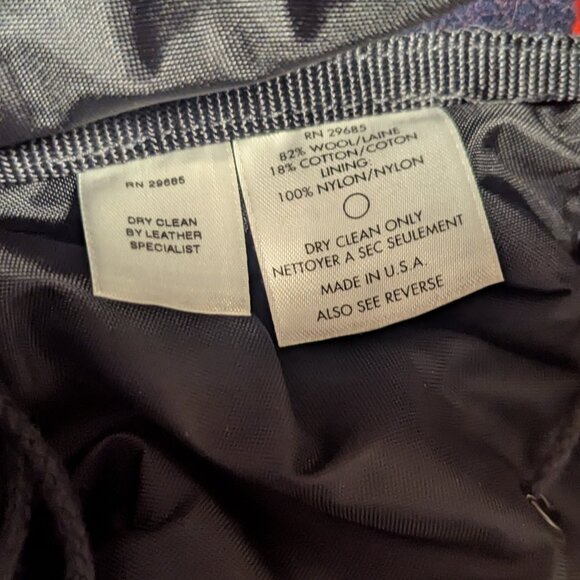 Pendleton Western Sling Bucket Bag Wool Suede Americana Hertiagecore Cabincore - Picture 6 of 8